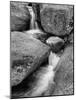 USA, New Hampshire, White Mountains, Lucy Brook flows past granite rock-Ann Collins-Mounted Photographic Print