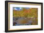 USA, New Hampshire, White Mountains National Forest and Swift River along Highway 112 in Autumn-Sylvia Gulin-Framed Photographic Print