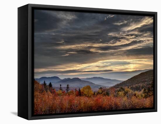 USA, New Hampshire, White Mountains, Sunrise from overlook-Ann Collins-Framed Premier Image Canvas