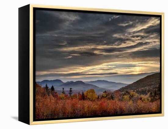 USA, New Hampshire, White Mountains, Sunrise from overlook-Ann Collins-Framed Premier Image Canvas