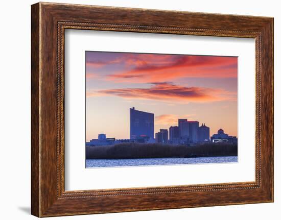 USA, New Jersey, Atlantic City, City Slkyine from the West-Walter Bibikow-Framed Photographic Print