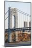 USA, New Jersey, Hudson River Basin, View of George Washington Bridge-Alison Jones-Mounted Photographic Print