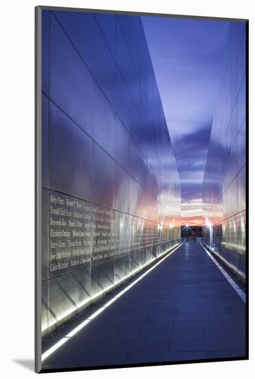 USA, New Jersey, Jersey City, Liberty State Park, 9/11 Memorial-Walter Bibikow-Mounted Photographic Print