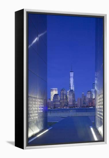 USA, New Jersey, Jersey City, Liberty State Park, View Through 9/11 Memorial, Empty Sky-Walter Bibikow-Framed Premier Image Canvas