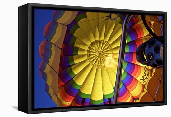 USA, New Mexico, Albuquerque. Hot Air Balloon.-Connie Bransilver-Framed Premier Image Canvas