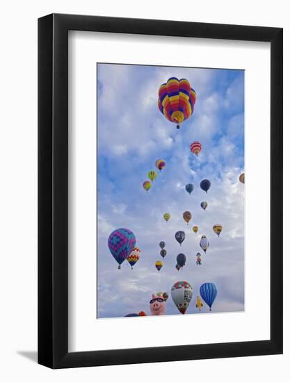 USA, New Mexico, Albuquerque International Balloon Fiesta-Connie Bransilver-Framed Photographic Print