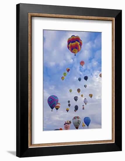 USA, New Mexico, Albuquerque International Balloon Fiesta-Connie Bransilver-Framed Photographic Print