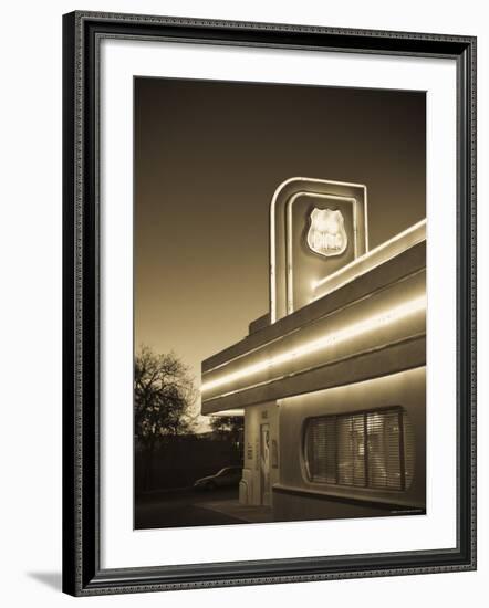 USA, New Mexico, Albuquerque, Route 66 Diner-Alan Copson-Framed Photographic Print