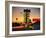 USA, New Mexico, Route 66, Gallup, Motel Signs-Alan Copson-Framed Photographic Print