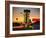 USA, New Mexico, Route 66, Gallup, Motel Signs-Alan Copson-Framed Photographic Print