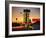 USA, New Mexico, Route 66, Gallup, Motel Signs-Alan Copson-Framed Photographic Print