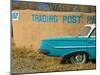 USA, New Mexico, Turquoise Trail, Trading Post and 1961 Chevrolet Bel Air 4-Door Sedan-Alan Copson-Mounted Photographic Print