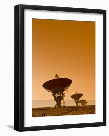 USA, New Mexico, VLA of the National Radio Astronomy Observatory-Alan Copson-Framed Photographic Print