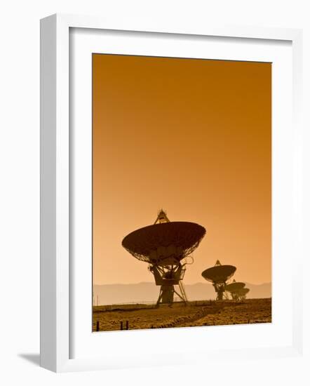 USA, New Mexico, VLA of the National Radio Astronomy Observatory-Alan Copson-Framed Photographic Print