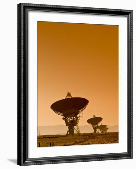 USA, New Mexico, VLA of the National Radio Astronomy Observatory-Alan Copson-Framed Photographic Print