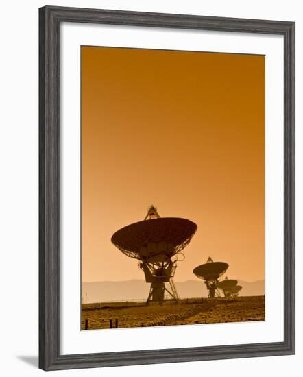 USA, New Mexico, VLA of the National Radio Astronomy Observatory-Alan Copson-Framed Photographic Print