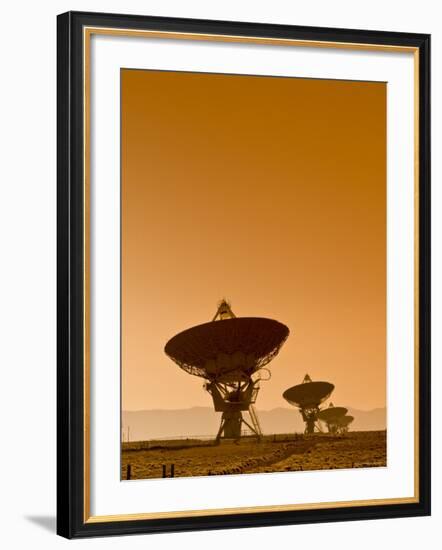 USA, New Mexico, VLA of the National Radio Astronomy Observatory-Alan Copson-Framed Photographic Print