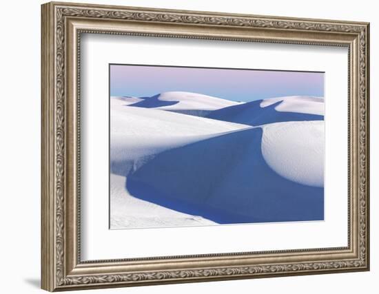 USA, New Mexico, White Sands National Monument. Desert Landscape-Don Paulson-Framed Photographic Print