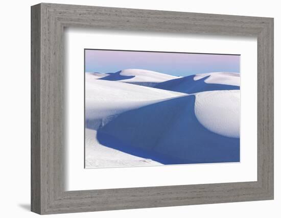 USA, New Mexico, White Sands National Monument. Desert Landscape-Don Paulson-Framed Photographic Print