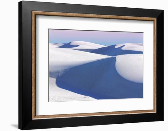 USA, New Mexico, White Sands National Monument. Desert Landscape-Don Paulson-Framed Photographic Print