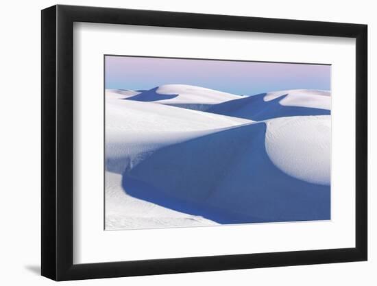 USA, New Mexico, White Sands National Monument. Desert Landscape-Don Paulson-Framed Photographic Print