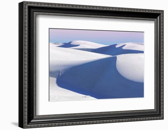 USA, New Mexico, White Sands National Monument. Desert Landscape-Don Paulson-Framed Photographic Print