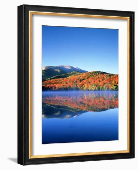 USA, New York, Adirondack Mountains. Algonquin Peak and Heart Lake-Jaynes Gallery-Framed Photographic Print