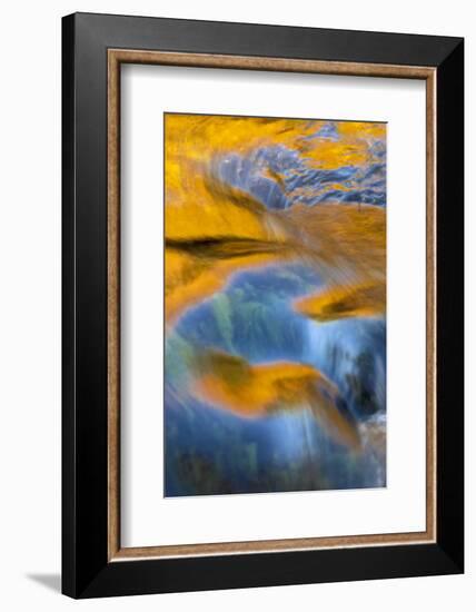 USA, New York, Adirondack Mountains. Flowing Water on Raquette Lake-Jay O'brien-Framed Photographic Print