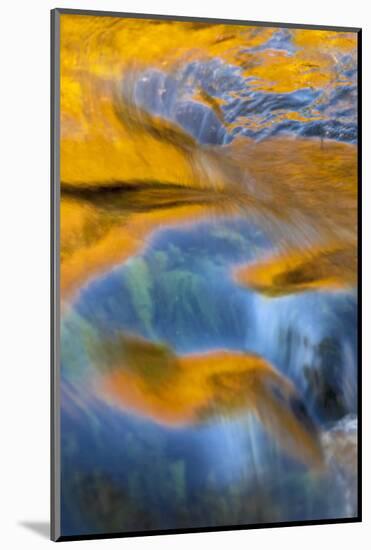 USA, New York, Adirondack Mountains. Flowing Water on Raquette Lake-Jay O'brien-Mounted Photographic Print