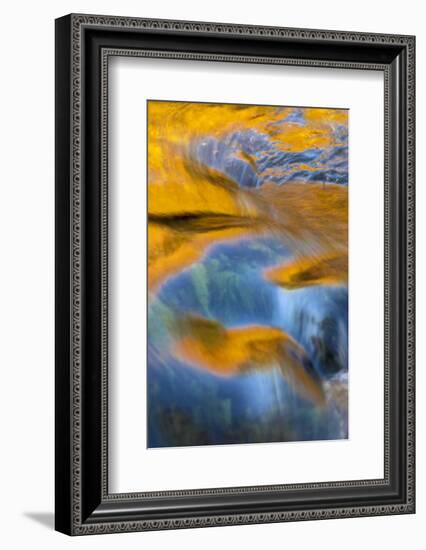 USA, New York, Adirondack Mountains. Flowing Water on Raquette Lake-Jay O'brien-Framed Photographic Print