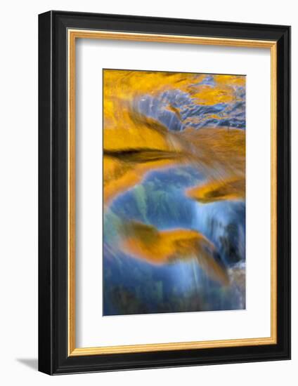 USA, New York, Adirondack Mountains. Flowing Water on Raquette Lake-Jay O'brien-Framed Photographic Print