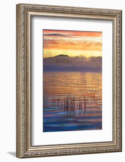 USA, New York, Adirondack Mountains. Racquette Lake at Sunrise-Jaynes Gallery-Framed Photographic Print