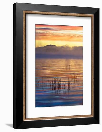 USA, New York, Adirondack Mountains. Racquette Lake at Sunrise-Jaynes Gallery-Framed Photographic Print