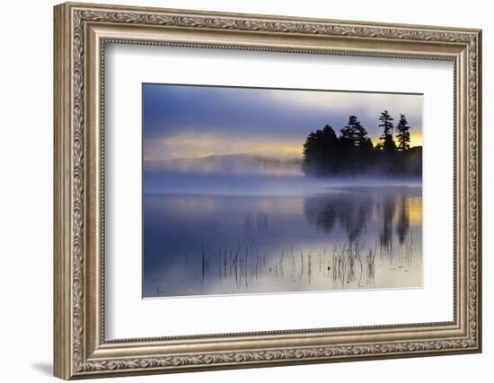 USA, New York, Adirondack Mountains. Racquette Lake at Sunrise-Jaynes Gallery-Framed Photographic Print