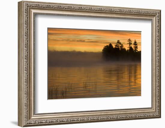 USA, New York, Adirondack Mountains. Racquette Lake at Sunrise-Jaynes Gallery-Framed Photographic Print