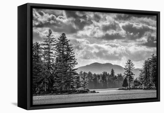 USA, New York, Adirondacks. Long Lake, late afternoon at Forked Lake-Ann Collins-Framed Premier Image Canvas