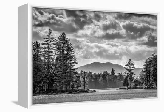 USA, New York, Adirondacks. Long Lake, late afternoon at Forked Lake-Ann Collins-Framed Premier Image Canvas