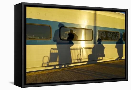 USA, New York, Beacon, at the Mta Train Station-Michele Molinari-Framed Premier Image Canvas