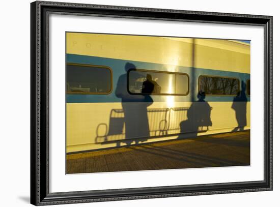 USA, New York, Beacon, at the Mta Train Station-Michele Molinari-Framed Photographic Print