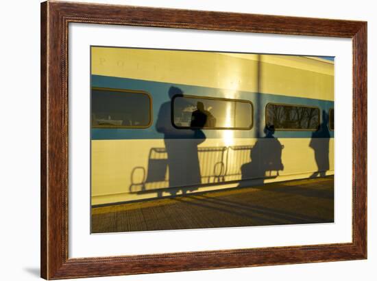 USA, New York, Beacon, at the Mta Train Station-Michele Molinari-Framed Photographic Print