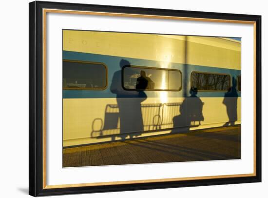 USA, New York, Beacon, at the Mta Train Station-Michele Molinari-Framed Photographic Print