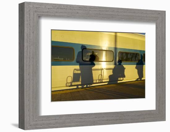 USA, New York, Beacon, at the Mta Train Station-Michele Molinari-Framed Photographic Print