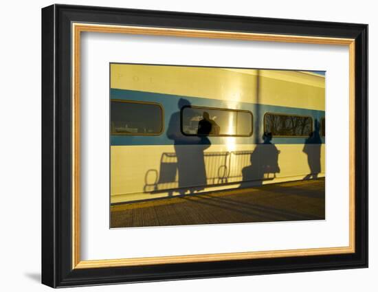 USA, New York, Beacon, at the Mta Train Station-Michele Molinari-Framed Photographic Print