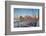 Usa, New York, Brooklyn Bridge and Lower Manhattan Skyline with Freedom Tower-Alan Copson-Framed Photographic Print