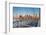 Usa, New York, Brooklyn Bridge and Lower Manhattan Skyline with Freedom Tower-Alan Copson-Framed Photographic Print