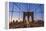 Usa, New York, Brooklyn Bridge-Alan Copson-Framed Premier Image Canvas