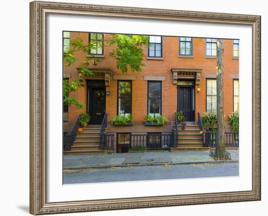 USA, New York, Brooklyn, Brooklyn Heights-Alan Copson-Framed Photographic Print