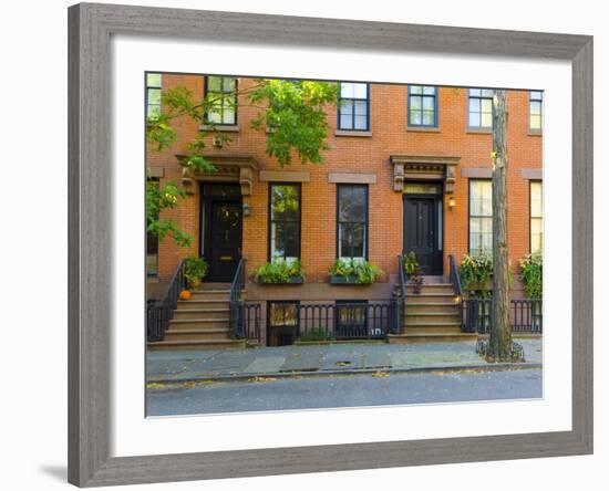 USA, New York, Brooklyn, Brooklyn Heights-Alan Copson-Framed Photographic Print