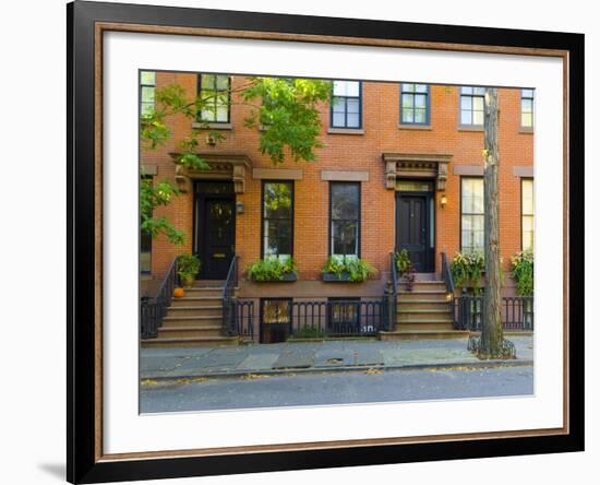 USA, New York, Brooklyn, Brooklyn Heights-Alan Copson-Framed Photographic Print