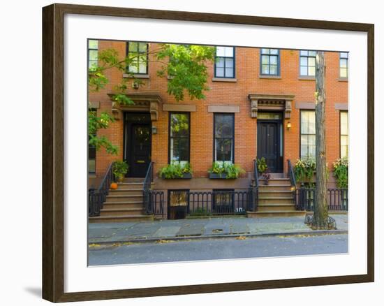 USA, New York, Brooklyn, Brooklyn Heights-Alan Copson-Framed Photographic Print